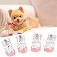 thumbnail image 1 of Zapatos para perros, lote de 4 piezas, botas para mascotas, zapatos para cachorros, hechos a mano por expertos Jadeshay A, 1 of 8