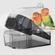 thumbnail image 2 of Caja de baño transparente para pájaros, jaula colgante para bañera, pájaros Zulema Bañera para pájaros, 2 of 8