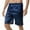 #1 Navy, variant on Lolmot Men Casual Solid Elastic Waist Shorts Pants Sport Pants Simulated Silk Pajama Pants Satin Pajama Boxer Shorts