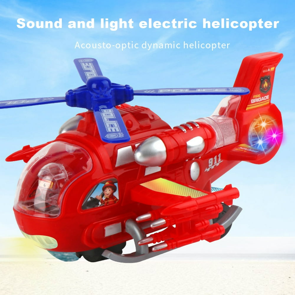 SPRING PARK Kids Helicopter Toy Funny Lighting Sounding Rotation