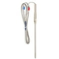 thumbnail image 2 of K Type Thermocouple Probe, Fixed Thread Connection K Type Thermocouple Stainless Steel Heat Resistant  for Laboratory Heat Treatment for Pharmaceutical Industry, 2 of 7