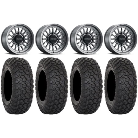 Method 411 15 Ti (4+3) Wheels 32 RT320 Tires Polaris RZR XP 1000 / PRO XP / Ranger XP 900/1000