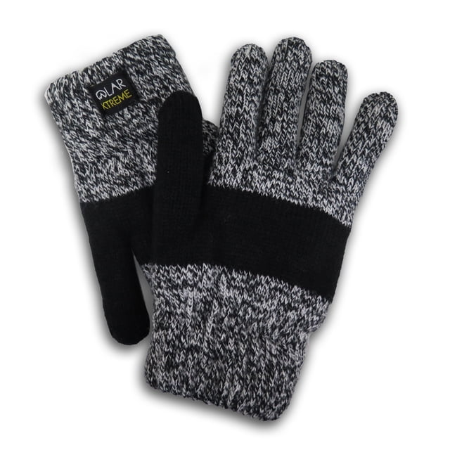 Polar Extreme Guantes de Invierno Súper Cálidos con Aislamiento Térmico para Mujer (Gris)