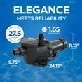 Hayward MaxFlo XE 1.655HP 230/115V High Efficiency Pool Pump