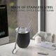 thumbnail image 3 of Yerba Mate Gourd Tea Cup Set 355ml double-walled stainless steel coffee water cup with lid 2 Bombillas straws, 3 of 5