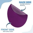thumbnail image 4 of Uxcell 5Pcs Parche de planchar, parches de terciopelo para codos y rodillas, reparación de tela para manualidades de ropa, suéteres, pantalones, camisas, 6x4 pulgadas morado, 4 of 7