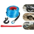 thumbnail image 2 of Miumaeov 3/8x100" Synthetic Winch Rope w/Hook Fit 4WD Off-Road Vehicle Truck ATV SUV Jeep, 2 of 15