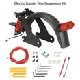 thumbnail image 3 of Red Enhanced Rear Shock Absorber Kit with Mudguard & Steering Tail Light - Premium Steel Construction for Durable Shock Absorption, Compatible with Ninebot G30 MAX Electric Scooter (Type 3), 3 of 4