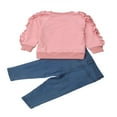 thumbnail image 2 of PENGXIANG Baby Girls Ruffled Long Sleeve Tops Pants Autumn Winter Outfit, 2 of 5