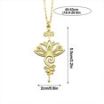 thumbnail image 2 of Fiudx Collar de Flores, Elegante Colgante de Aleación, Accesorio de Regalo para Las Fiestas, Elegante Combinación para Cualquier Atuendo, Perfecto para Amigos y Coleccionistas, Ideal para Fiestas o U, 2 of 4
