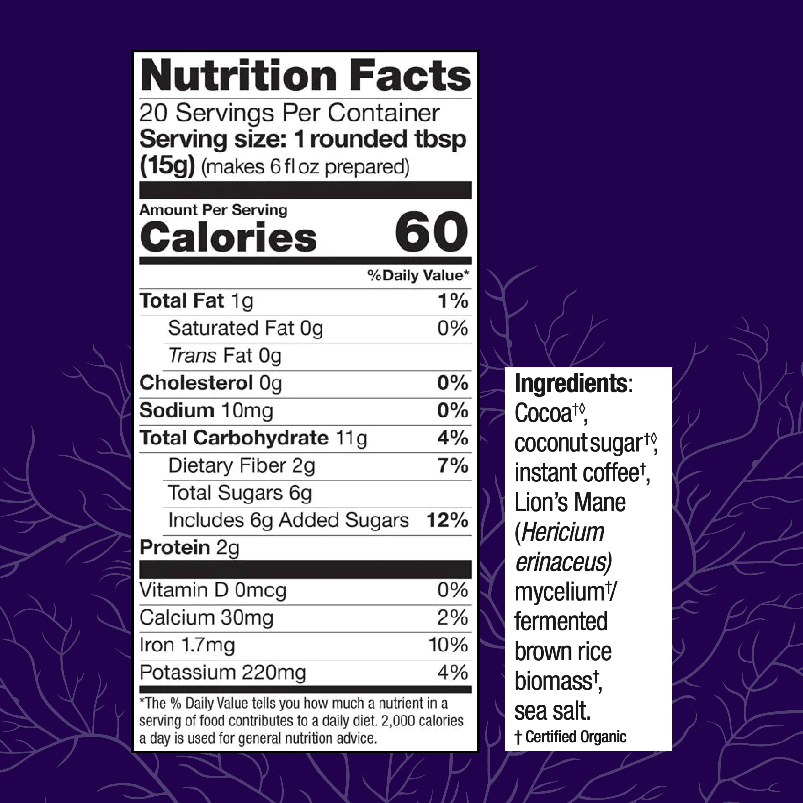 Host Defense MycoBrew Mocha - 10.5 oz (20 Servings)