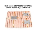 thumbnail image 3 of Towel Set under $5! kkbbma 3 Piece Towel Set, Bath Hand Washcloth Set, Highly Absorbent Towels, Bathroom Towel Collection, Soft Linen Towels, Adult Towel Set, 3 of 6