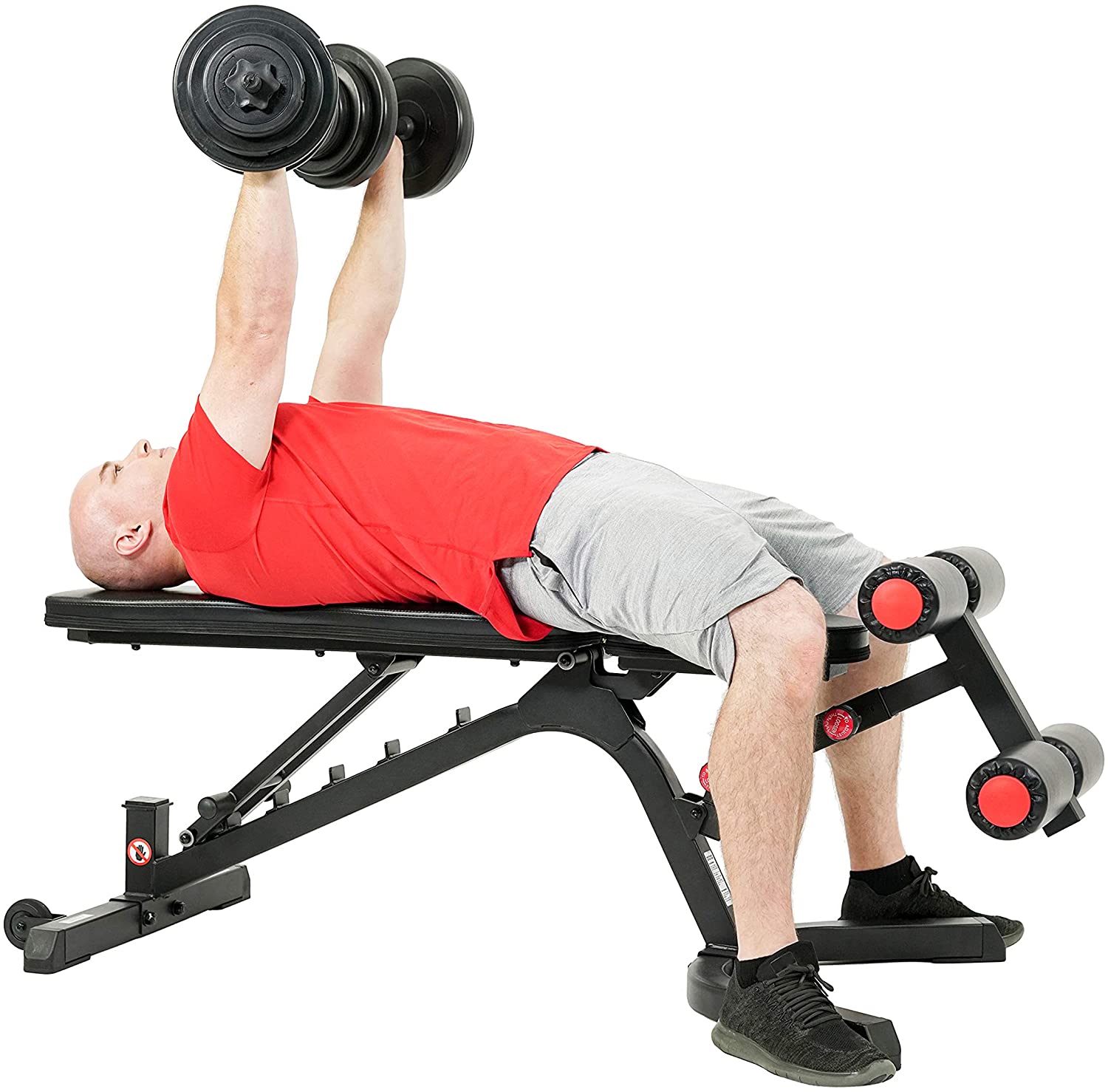 Sunny Health & Fitness Fully Adjustable Power Zone Utility Heavy Duty