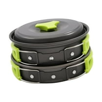 MAGIDEAL Camping Cookware Aluminum Alloy with Storage Bag for Trekking Kitchen