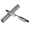 thumbnail image 2 of Gafas de lectura elegantes con marco de metal, ultrafinas, para hombres y mujeres, gafas de lectura portátiles, minigafas de lectura para presbicia con caja_ll_a05, B-rosa, resistencia 1,50, 2 of 5
