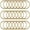Gold, variant on Tzgsonp 24 Pack Shower Curtain Rings, Rustproof Decorative Shower Curtain Hooks Metal Round Shower Curtain O-Rings for Bathroom Shower Rod(Gold)