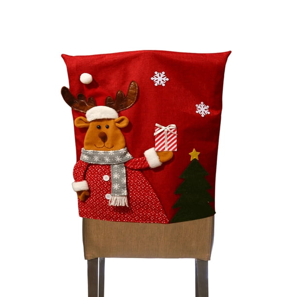 Protector Silla Dibujos Animados Navidad Extraíble para Del Mesa