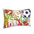 thumbnail image 2 of Bingfone Balls Standard Size Pillowcase, Long Staple Pure Cotton Envelope Closure Pillow Cover,20"X30", 2 of 9