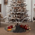 thumbnail image 4 of Lukts Black Cat in Wildflowers Print Color Life Christmas Tree Skirt, Winter Holiday Tree Mat Decoration ,Can be Used as A Shawl-36", 4 of 6