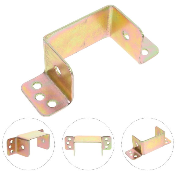 TEHAUX 6 Pcs Support Bed Bracket Baby 9.20X3.20X3.20CM Orange