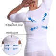 thumbnail image 4 of Men Shapewear Shirt Vest Slimming Underwear Body Shaper Tight Tank Top Waist Trainer Tummy Control Girdle, 4 of 6