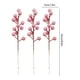 thumbnail image 3 of Tallos artificiales de acebo | Paquete de 3 ramas de follaje artificial de 22 cm para arreglos florales en jarrones | Decoración navideña para chimenea, mesa y escalera, 3 of 6