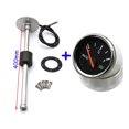 thumbnail image 1 of 52MM Gauge Water Level Gauge Red Light 0-190Ohm Water Tank Level Indicator Meter With Fuel Water Level Sensor 150MM 200MM 250MM ,Suits Most Tanks, 1 of 7