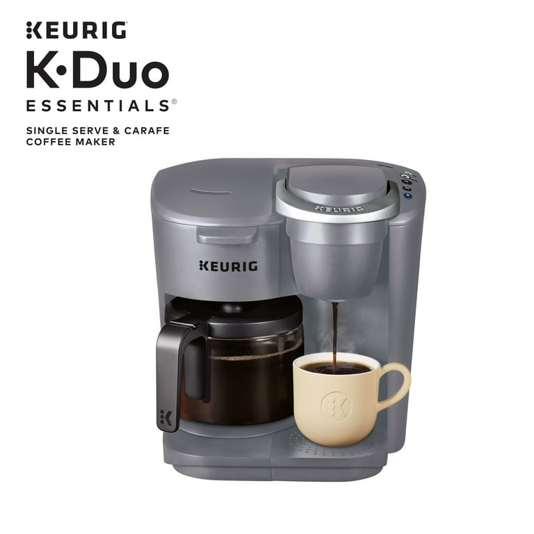 Keurig K-Duo Essentials Moonlight Gray Single-Serve K-Cup Coffee Maker