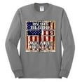 thumbnail image 3 of By His Blood We Are Healed Inspirational/Christian Mens Long Sleeve Shirt, Heather Grey, X-Large, 3 of 5