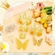 thumbnail image 3 of Coronas Doradas para Accesorios de Ramo de Flores, 4 Piezas de Decoración de para Pastel, 12 Piezas de Decoraciones de Mariposa y 50 Piezas de Alfileres de Flores, 3 of 5
