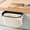 Beige, variant on Dvkptbk Garbage Can Cabinet Door Hanging Garbage Bin Household Fruit Peelings and Leftovers Storage Bin Kitchen Garbage Bin Waste Papers Basket with Garbage Bag Fixing Ring Home Essentials