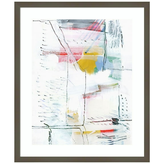 Amanti Art Experimental I Wood Framed Wall Art Print