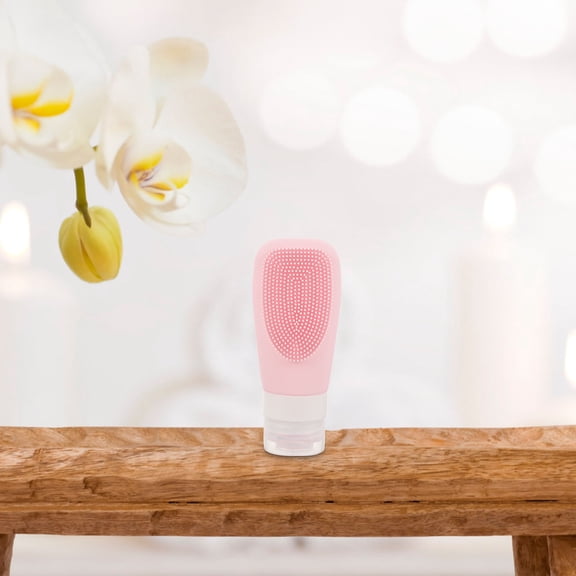 STRANDCHIC Silicone Travel Bottles Pink Portable Leak-Proof for Toiletries