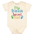 thumbnail image 3 of Inktastic My Grammie Loves Me Boys or Girls Baby Bodysuit, 3 of 5