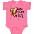 thumbnail image 3 of Inktastic West Virginia Girl- Butterfly Girls Baby Bodysuit, 3 of 5