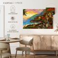 thumbnail image 5 of Elephant Stock Romantic Island Sunset Wall Art - Horizontal Canvas Wall Art - Living Room Wall Decor - Beach Canvas - Green And Yellow Decor By Dominic Davison - 12" x 8", 5 of 8