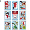 thumbnail image 1 of Farfi 9 Hojas Póster De Ventana Extraíble Impermeable Pvc Feliz Navidad Gnomos Etiqueta De La Pared Suministros Festival, 1 of 5