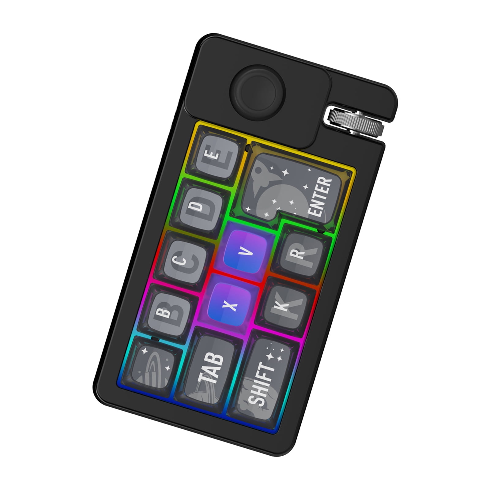 Programmable Wireless Gaming Keyboard Three Mode Connection 2.4Ghz Corded Color Lighting Detachable Keycaps