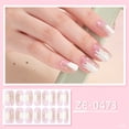 thumbnail image 4 of Nail Polish Sticker Nail Strips Nail Stickers Summer Nail Polish Strip Nail Wrap, 4 of 21