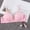 Pink, variant on Woman's Solid Color Comfortable Hollow Out Perspective Bra Underwear No Rims
