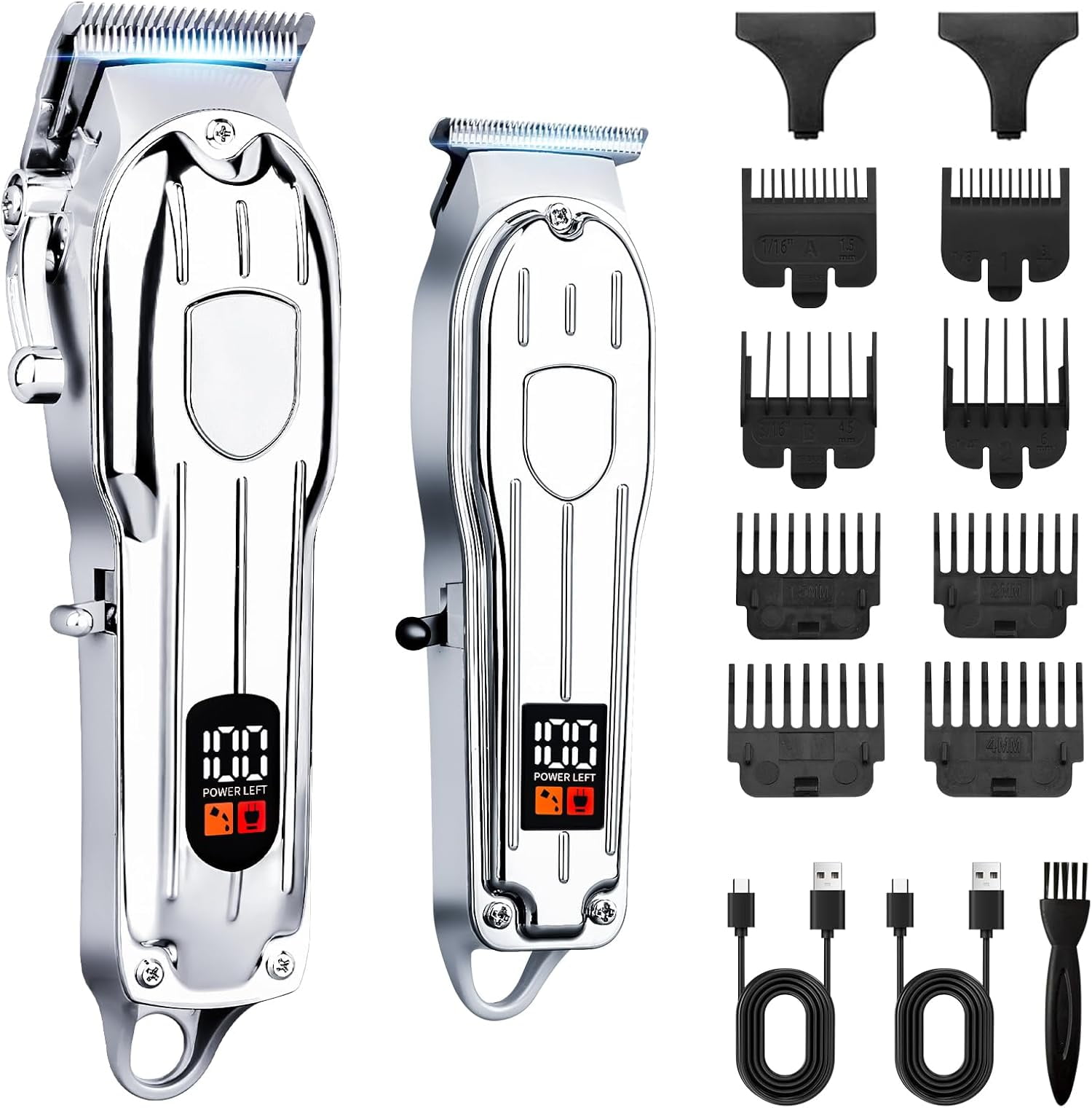 Wahl Fade Pro Corded Hair Clipper Kit, Men or Women, 17pc, Black