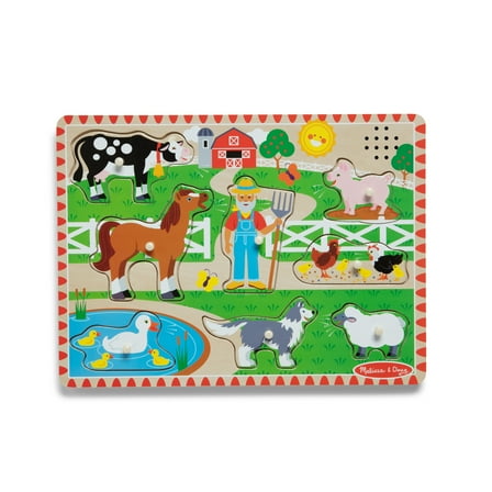 Melissa & Doug Old MacDonald's Farm Sound Puzzle