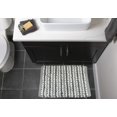 thumbnail image 4 of Alfombra de Baño DII Ultra Suave de Chenilla 53x86 cm Rayas Grises, 4 of 6