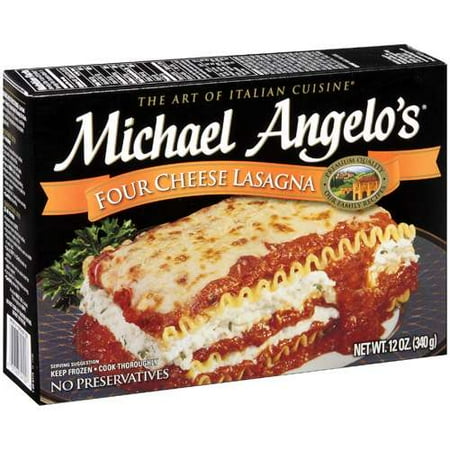 MICHAEL ANGELO'S GOURMET FOODS, INC. 11oz FOUR CHEESE LASAGNA