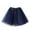 Navy, variant on WOYY Girls Solid Color Tutu Skirt Dance Party Puffy Tulle Skirt