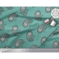 thumbnail image 2 of Soimoi Satin Silk Fabric Paisley Block Print Fabric by The Yard 42 Inch Wide, 2 of 3