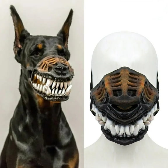 Dog Mouth Mask, Latex Mask