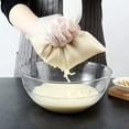 thumbnail image 2 of LOVEVER 5pcs Ultra-Fine Reusable Cheesecloth Bags for Straining  Soymilk Filter  Juice  Wine Dregs  Kitchen Gadgets for Precise Filtration and Squeezing - 45x60cm, 2 of 6