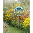 thumbnail image 2 of Eveokoki Round (9.2X9.2) IN Pollinator Habitat Pestiside Free Yard Sign with Stake Rustproof Aluminum Bee Lawn Signs Stand for Home Garden Yard Decorations Outdoor, 2 of 6