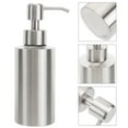 thumbnail image 3 of 304 Stainless Steel Soap Dispenser Soap and Liquid Dispenser Countertop Lotion Dispenser Liquid Bottle Hand Wash Pump - 10x5.7cm (220ml), 3 of 8